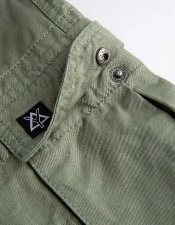 Cargohose - Aufgesetze Taschen - türkis