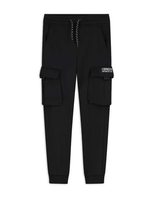 Cargohose - Aufgesetze Taschen - schwarz