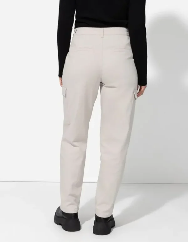 Cargohose - Baumwoll-Mix - beige