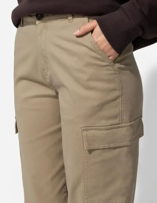 Cargohose - Baumwoll-Mix - beige