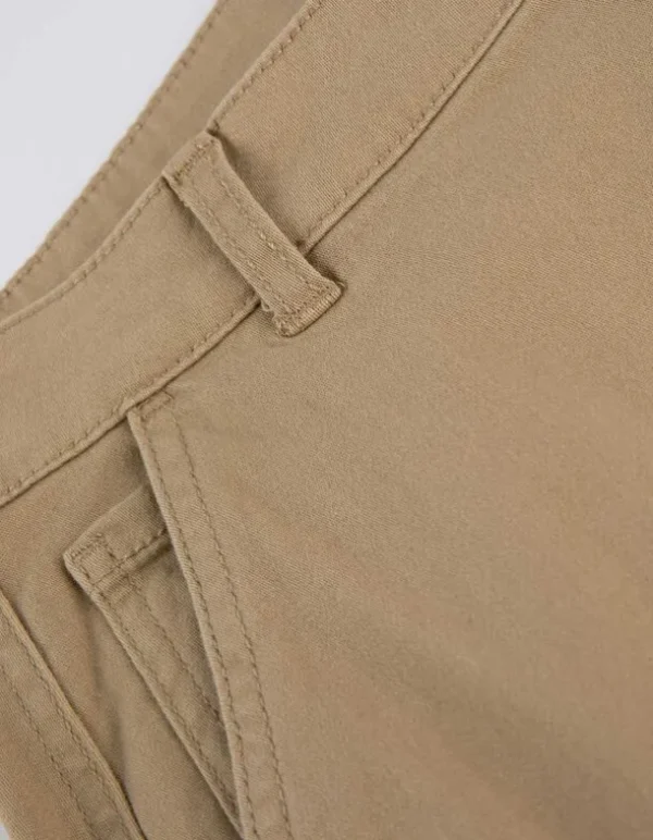 Cargohose - Baumwoll-Mix - beige