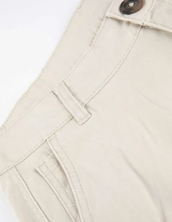 Cargohose - Baumwoll-Mix - beige