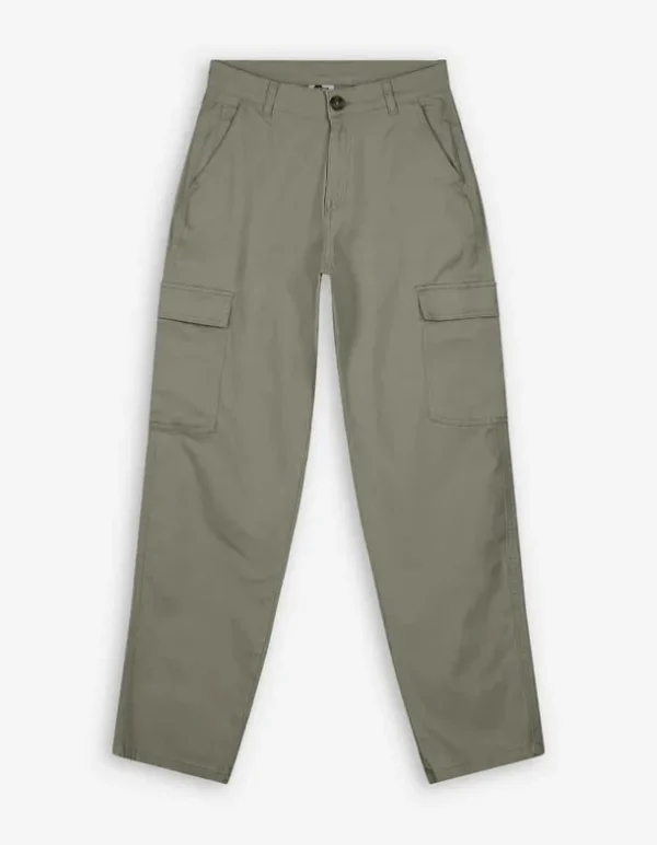 Cargohose - Baumwoll-Mix - dunkelgrün