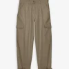 Cargohose - Baumwoll-Mix - dunkelgrün