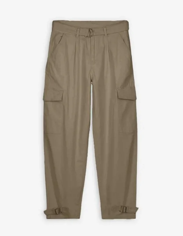 Cargohose - Baumwoll-Mix - dunkelgrün