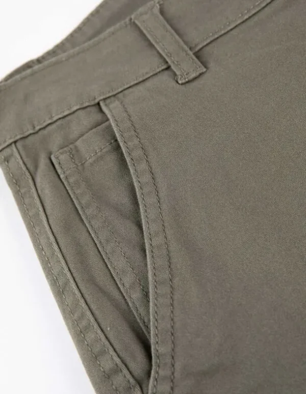 Cargohose - Baumwoll-Mix - dunkelgrün