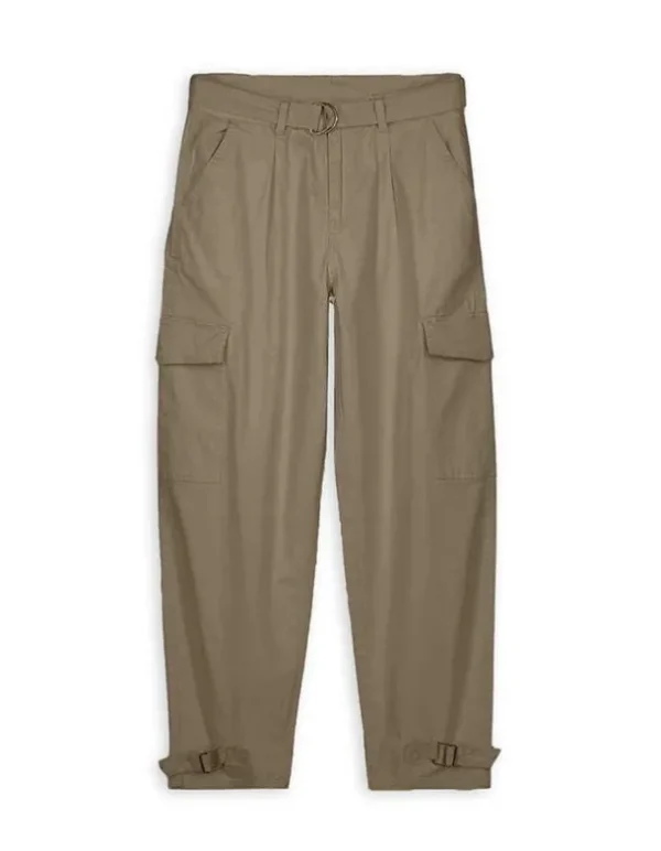 Cargohose - Baumwoll-Mix - dunkelgrün