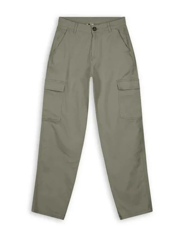 Cargohose - Baumwoll-Mix - dunkelgrün