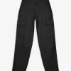 Cargohose - Baumwoll-Mix - schwarz