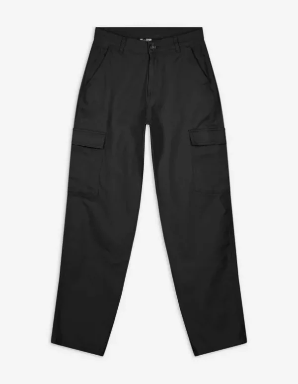 Cargohose - Baumwoll-Mix - schwarz