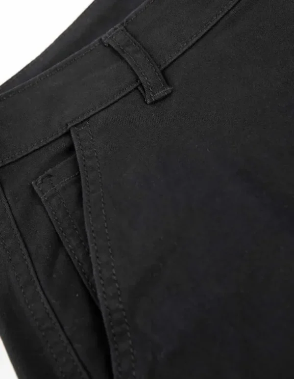 Cargohose - Baumwoll-Mix - schwarz