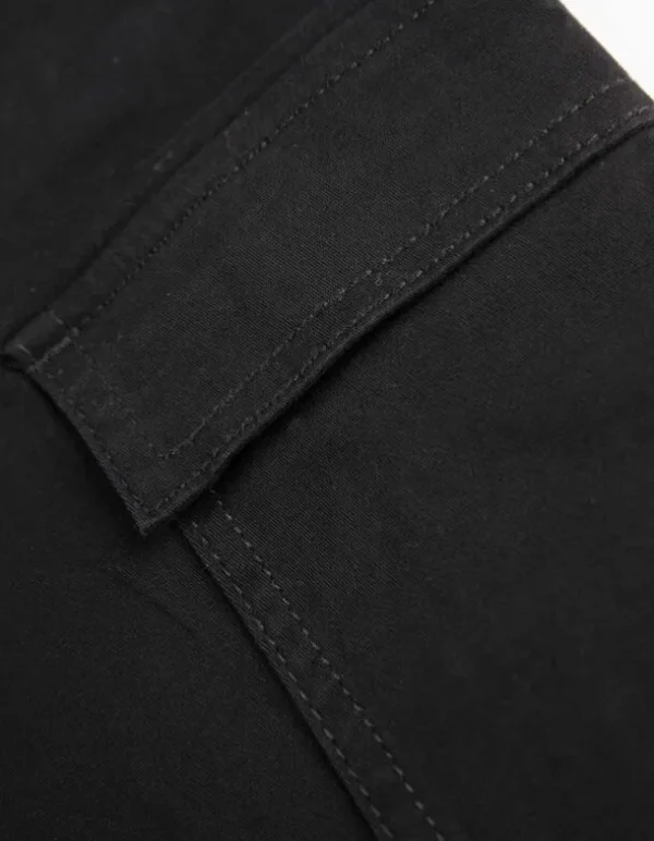 Cargohose - Baumwoll-Mix - schwarz