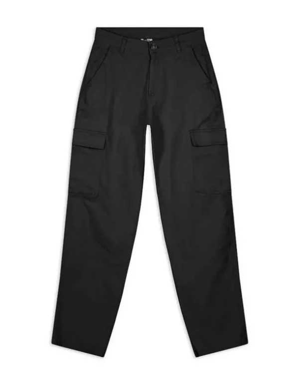 Cargohose - Baumwoll-Mix - schwarz