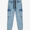 Cargohose - hellblau
