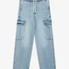 Cargohose - light blue denim - hellblau
