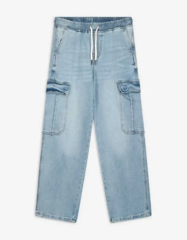 Cargohose - light blue denim - hellblau