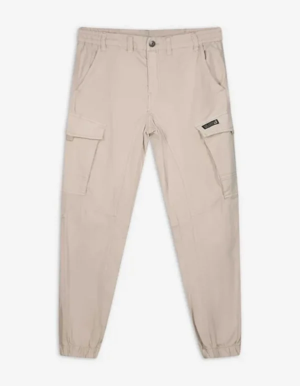 Cargohose - Regular Waist - beige