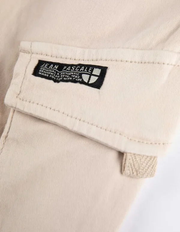 Cargohose - Regular Waist - beige