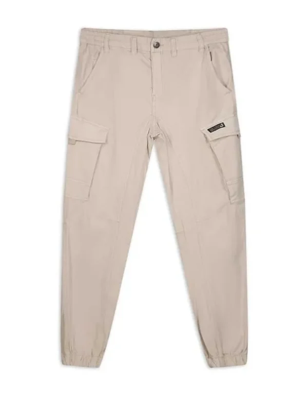 Cargohose - Regular Waist - beige