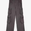 Cargohose - Straight Fit - schwarz