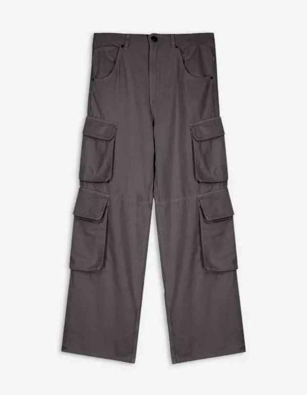 Cargohose - Straight Fit - schwarz