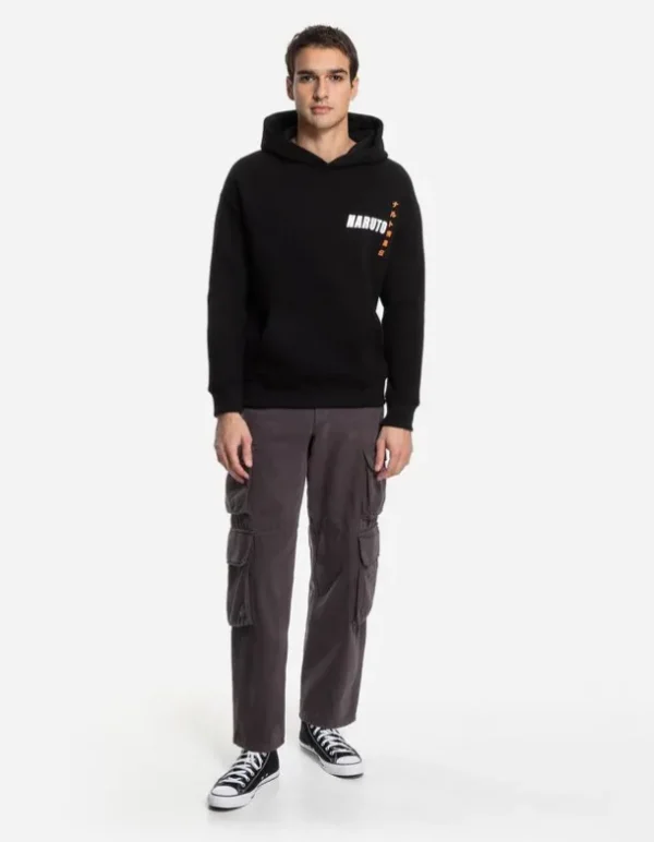 Cargohose - Straight Fit - schwarz