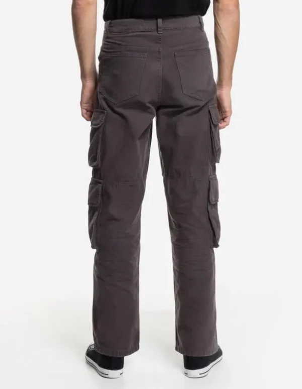 Cargohose - Straight Fit - schwarz