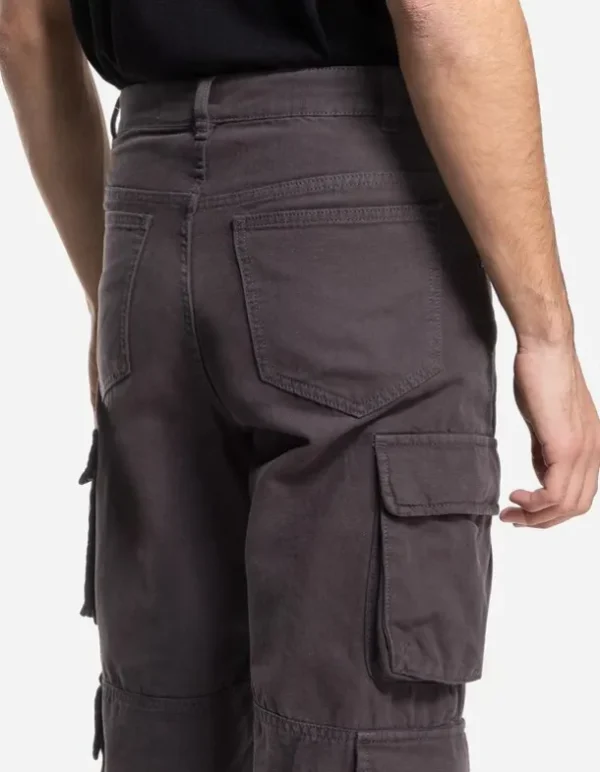 Cargohose - Straight Fit - schwarz
