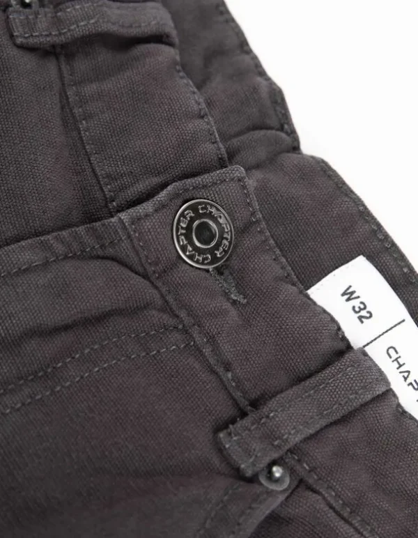Cargohose - Straight Fit - schwarz
