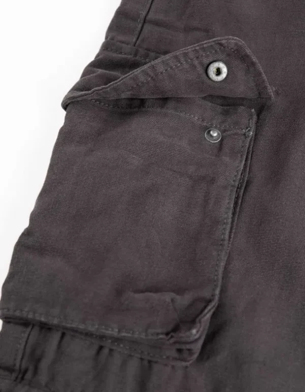 Cargohose - Straight Fit - schwarz