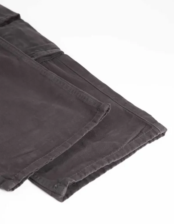 Cargohose - Straight Fit - schwarz