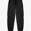 Cargohose - Twill - schwarz