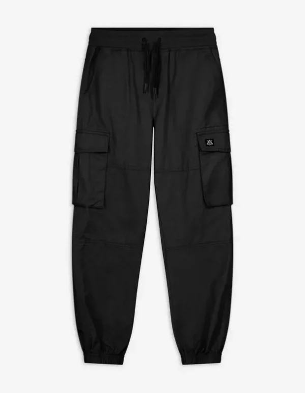 Cargohose - Twill - schwarz