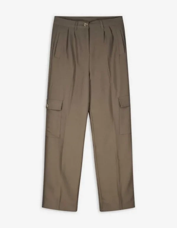 Cargohose - Wide Fit - dunkelgrün