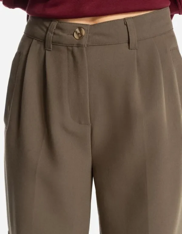 Cargohose - Wide Fit - dunkelgrün