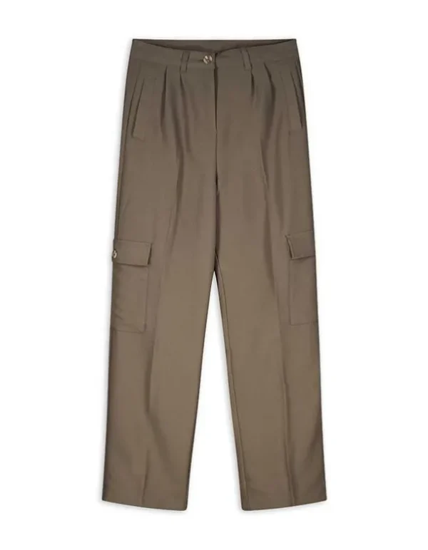 Cargohose - Wide Fit - dunkelgrün