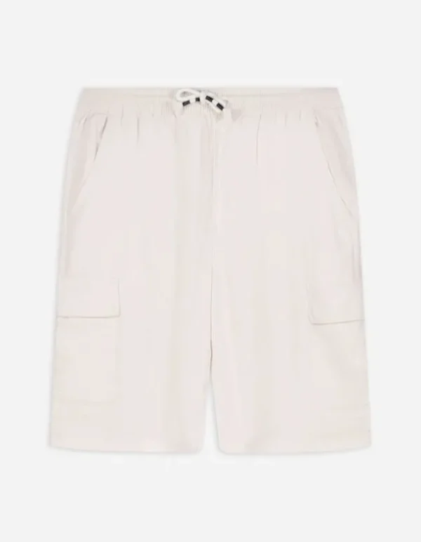 Cargoshorts - Leinen-Mix