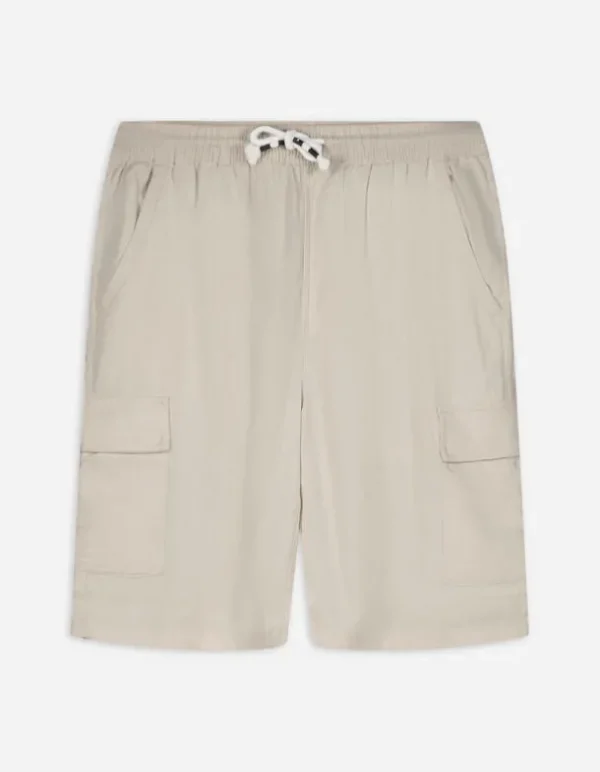 Cargoshorts - Leinen-Mix