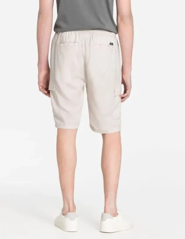 Cargoshorts - Leinen-Mix