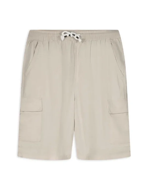 Cargoshorts - Leinen-Mix