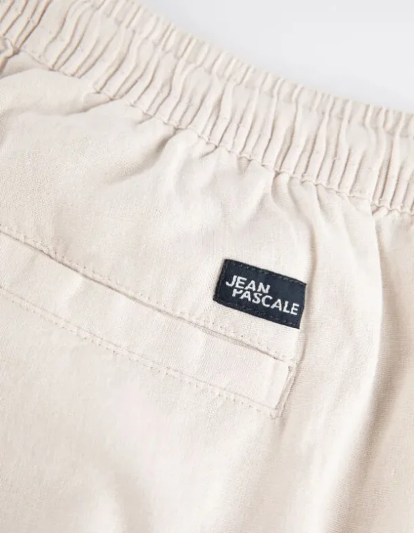 Cargoshorts - Leinen-Mix