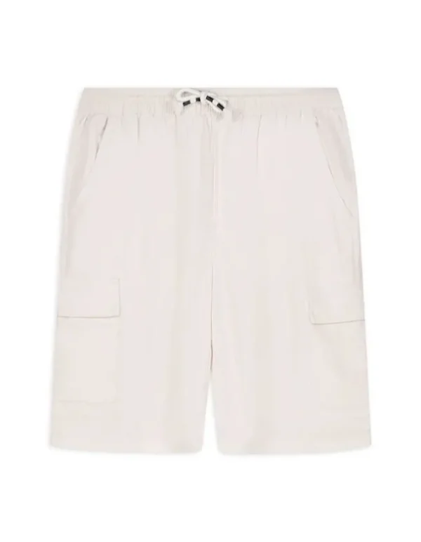 Cargoshorts - Leinen-Mix