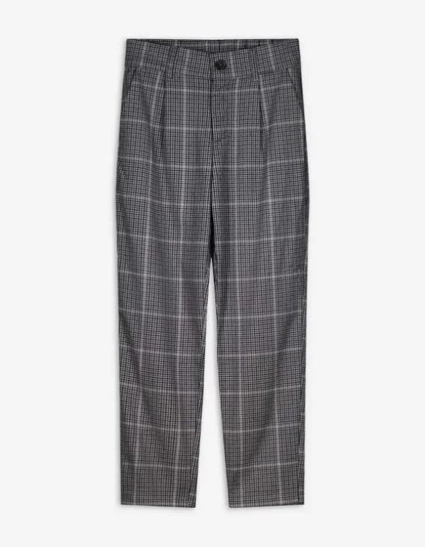 Chinohose - Straight Fit - grau