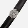 Choker - Ziersteine - schwarz