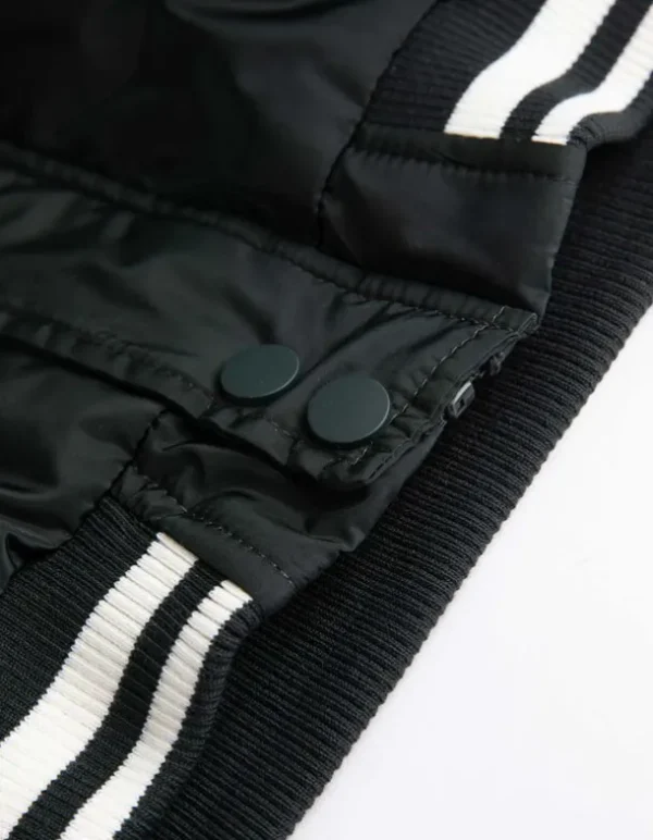 Collegejacke - Mehrfarbiges Design - dunkelgrün