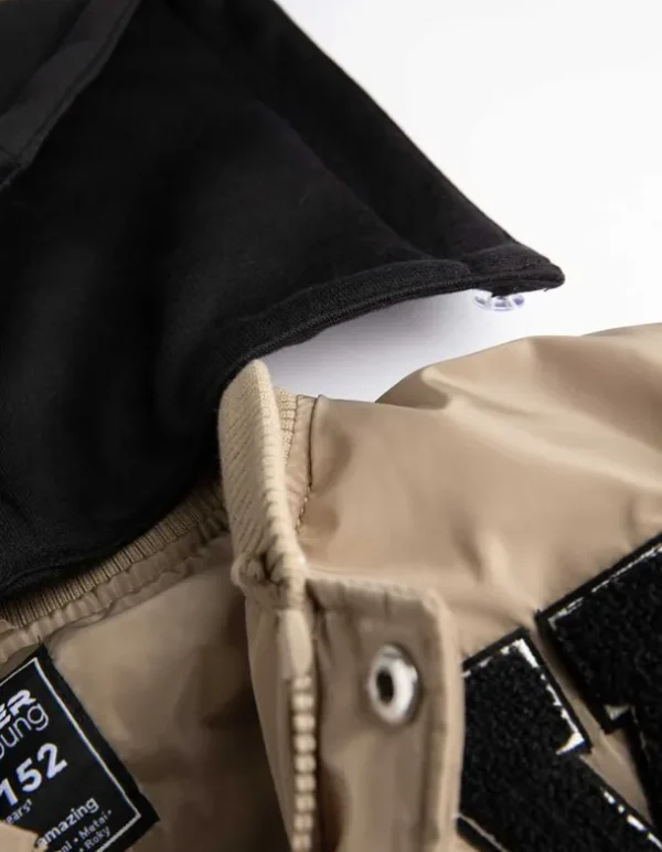 Collegejacke - Oversized Fit - beige