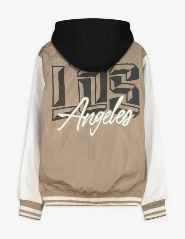 Collegejacke - Oversized Fit - beige