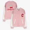 Collegejacke - Rückenprint - pink