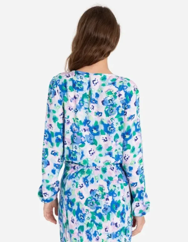 Cropped Langarmshirt - LENZING™ ECOVERO™