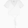 Cropped Shirt - Schnürung